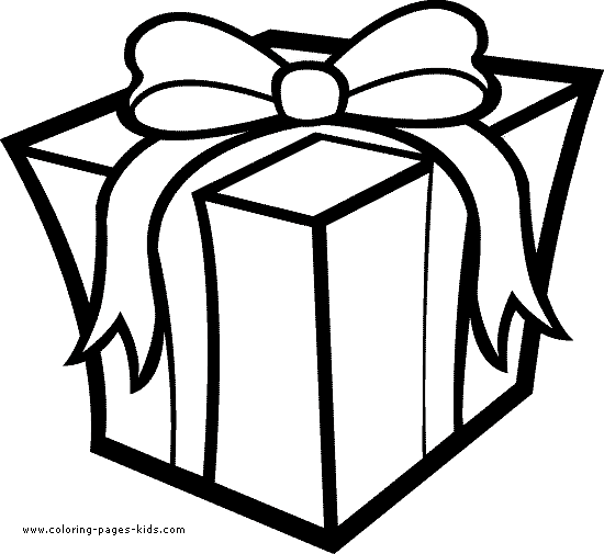 Christmas present coloring page - Christmas Coloring pages - Holiday