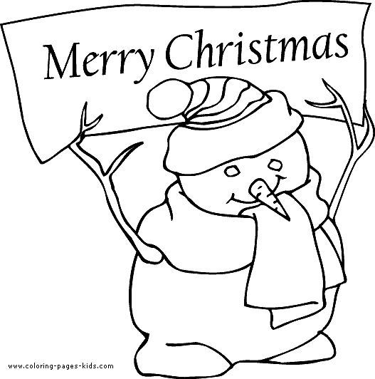 Merry Christmas Christmas color page, holiday coloring pages, color plate, coloring sheet,printable color picture