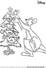Disney Christmas free printable coloring page