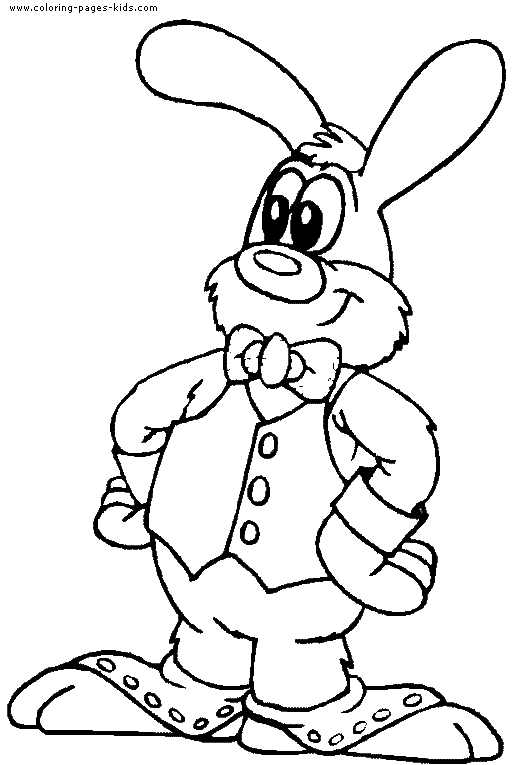 Easter Bunny coloring book printable