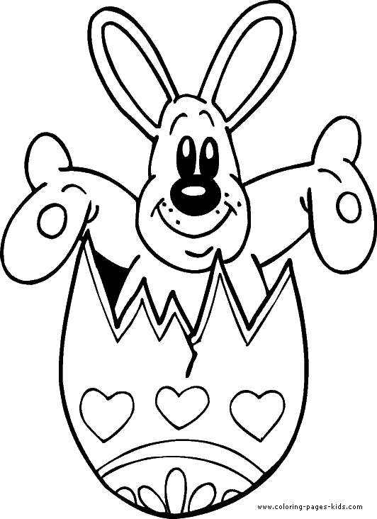 Easter coloring printable for kids