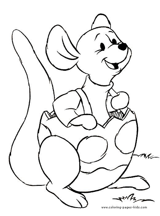 Easter Coloring pages. Winnie