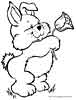Care bears bunny coloring plate