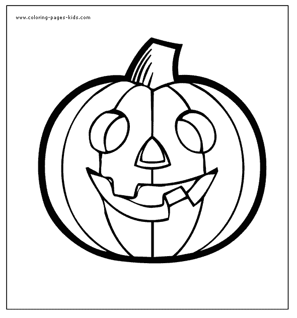 Pumpkin color page