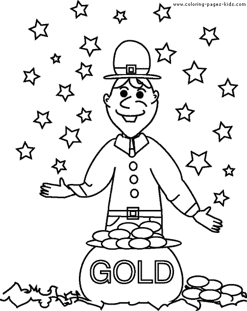 earth day coloring worksheet. St. Patrick#39;s Day color page
