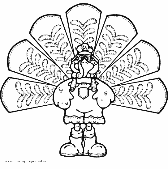 thanksgiving Turkey Thanksgiving color page, holiday coloring pages, color plate, coloring sheet,printable color picture