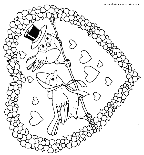 valentins day crafts an coloring pages - photo #49