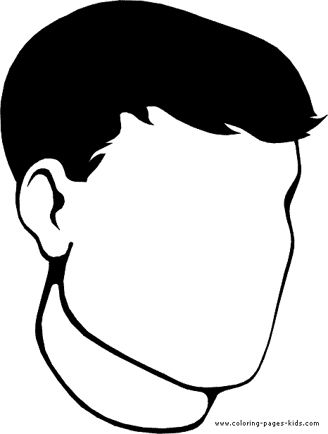 face coloring pages for kids - photo #33