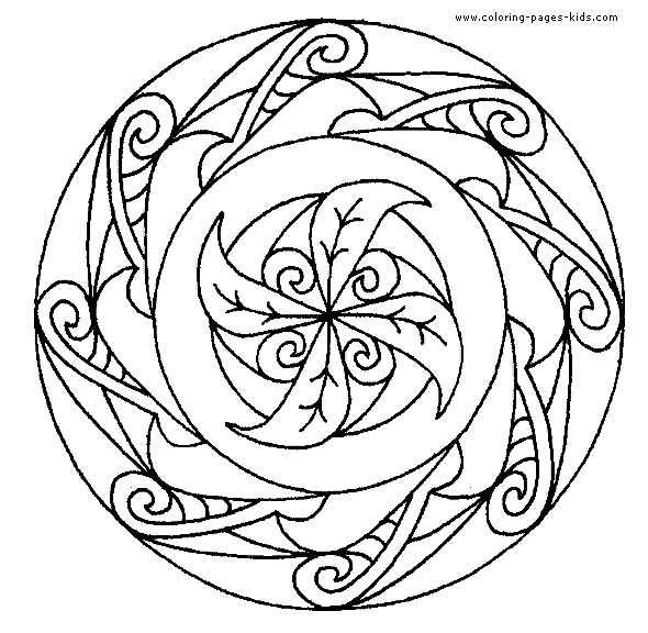 mandala coloring pages kids - photo #18