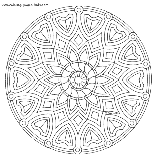 Mandala color page, coloring pages, color plate, coloring sheet,printable coloring picture