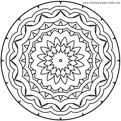 Mandala color page, coloring pages, color plate, coloring sheet,printable coloring picture