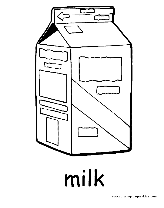 Pack of Milk Drink coloring pages, color plate, coloring sheet,printable coloring picture