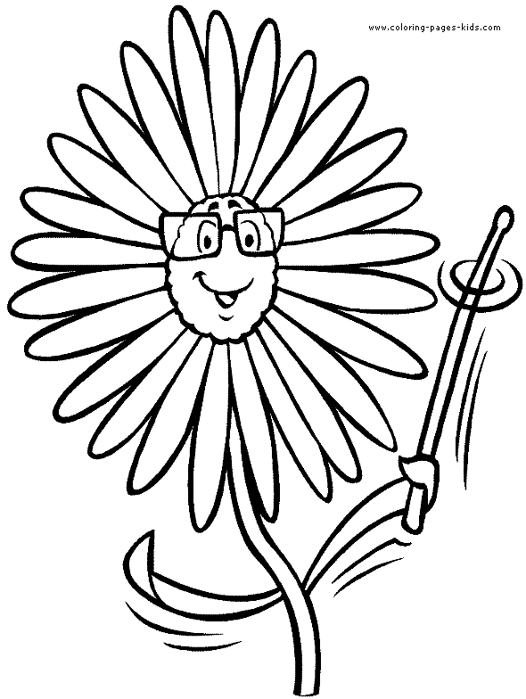 Flowers coloring pages, color plate, coloring sheet,printable coloring 