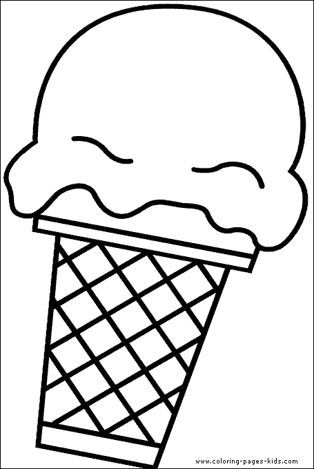 Ice cream food coloring pages, color plate, coloring sheet,printable coloring picture