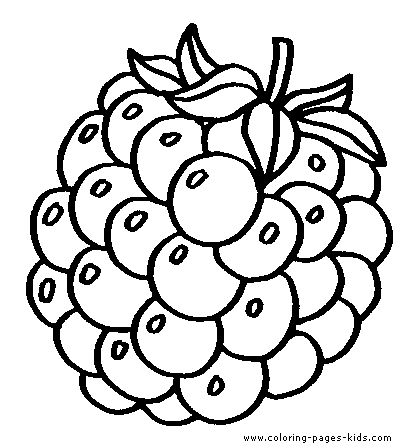 Fruit Coloring on Page Fruit Color Page  Fruits Coloring Pages  Color Plate  Coloring