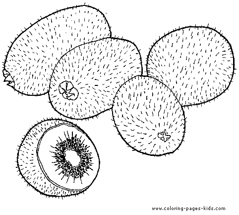 Fruit Coloring Page
