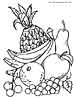 Fruits coloring pages for kids