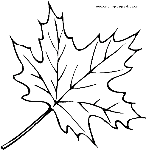 Leaf color page