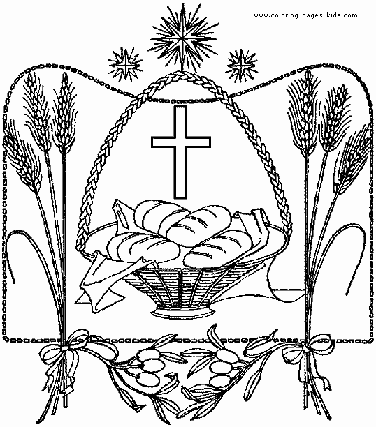coloring pages for kids easter. Religious Coloring pages