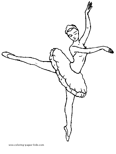dancer coloring pages for kids - photo #29