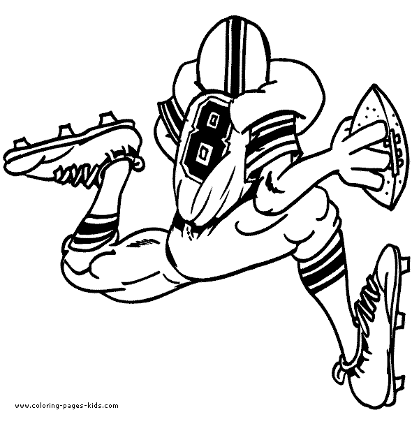 More free printable Football Rugby coloring pages and sheets can be found in