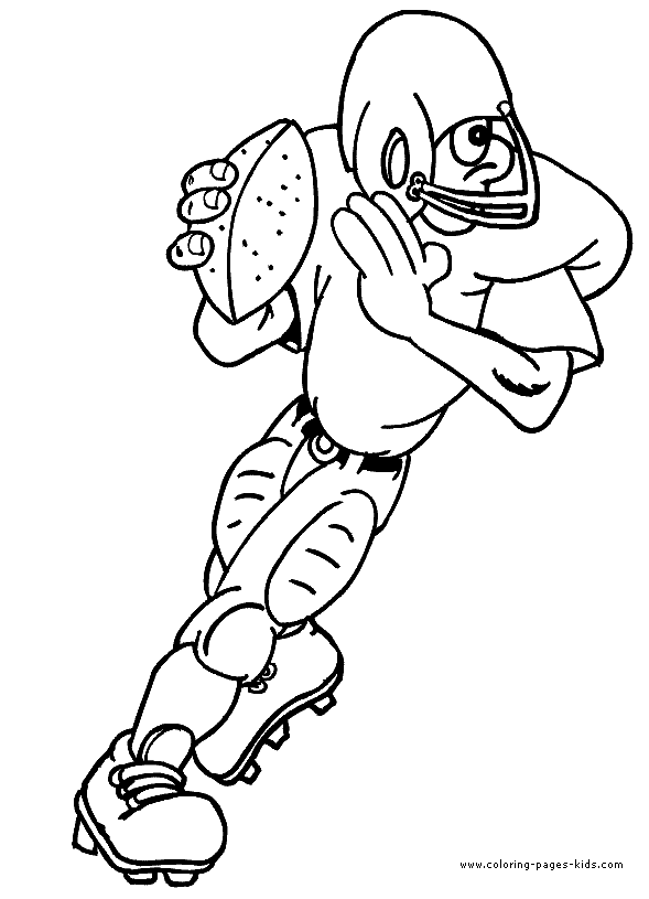 More free printable Football Rugby coloring pages and sheets can be found in