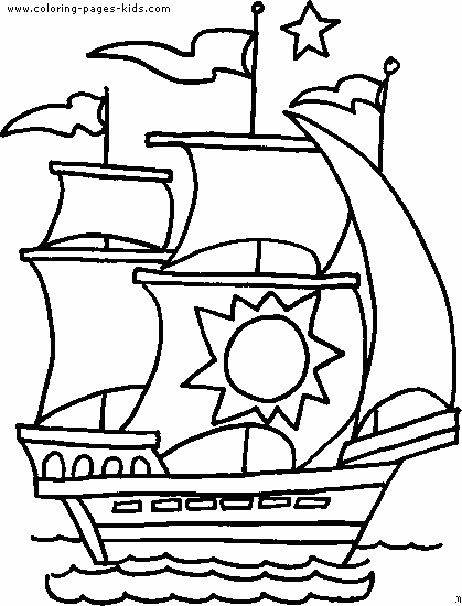 boat color page, transportation coloring pages, color plate, coloring sheet,printable coloring picture