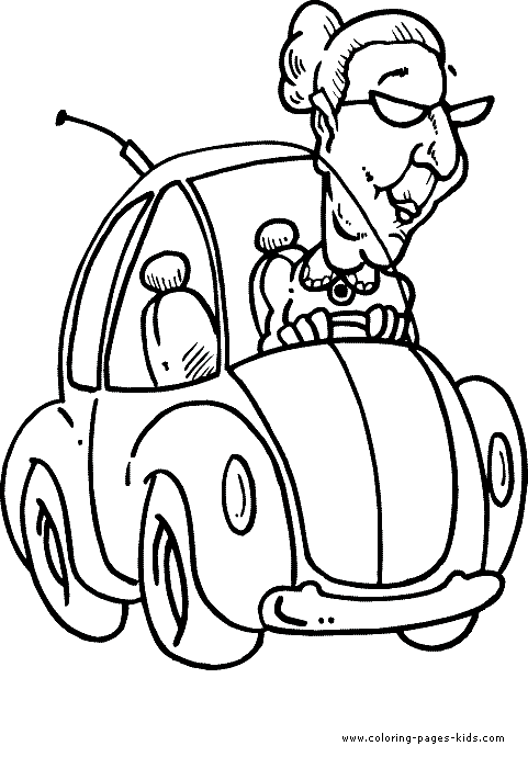 dead grandma coloring pages - photo #12