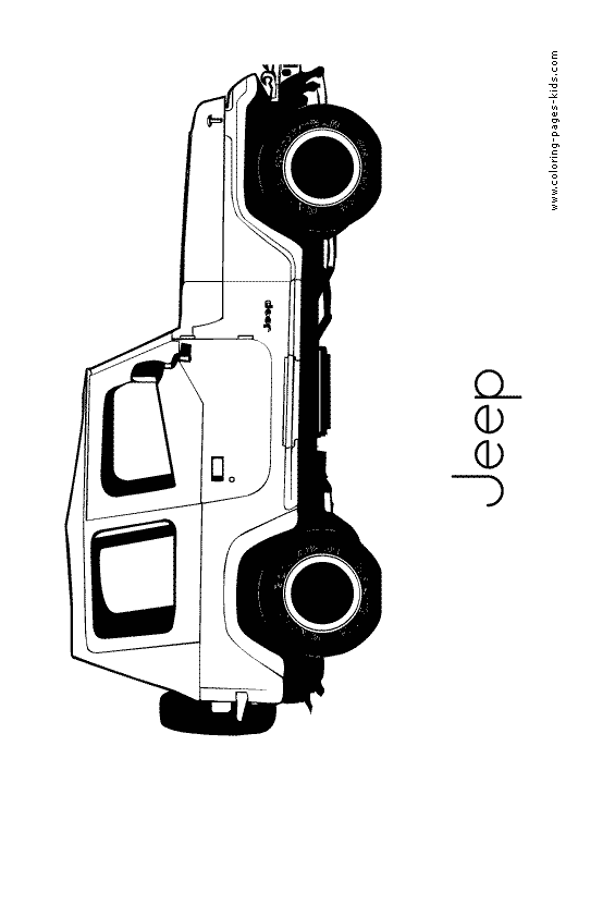 Jeep color page