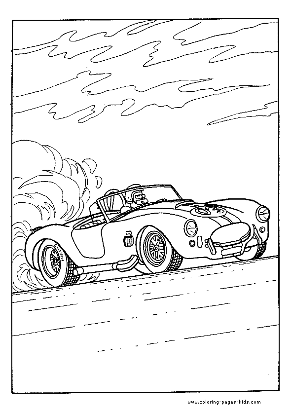 coloring pages sports cars. sports car color page