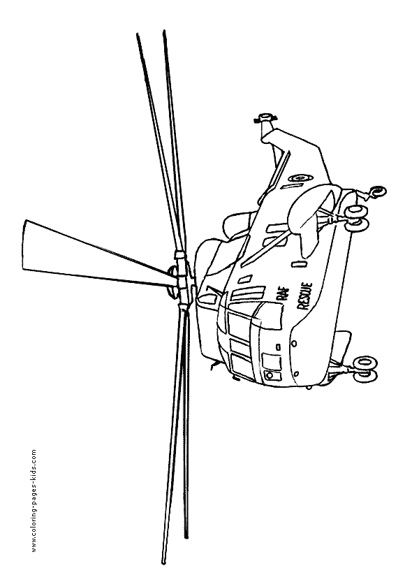 Rescue Boat Coloring Pages Helicopter color page Coloring pages for kids