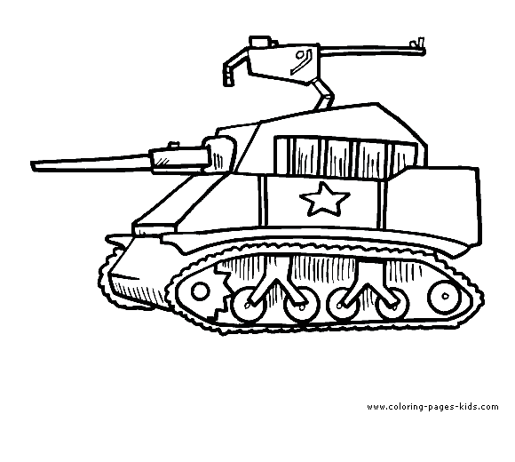 Military coloring pages and sheets can be found in the Military