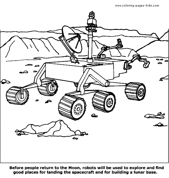 nasa coloring pages of space - photo #18