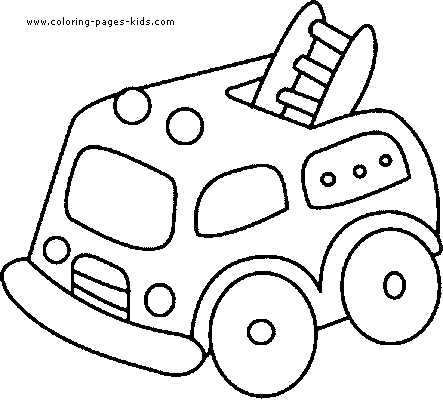 Fire Truck Coloring Pages on Trucks Coloring Pages And Sheets Can Be Found In The Trucks Color Page
