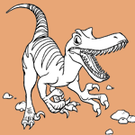 Dinosaur coloring pages