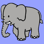 Elephants coloring pages