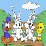 Baby Looney Tunes coloring pages for kids
