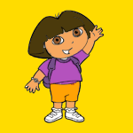 Dora the Explorer coloring