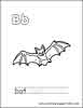 bat coloring pages