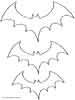 bats coloring page