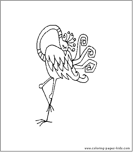 Bird coloring sheet to print