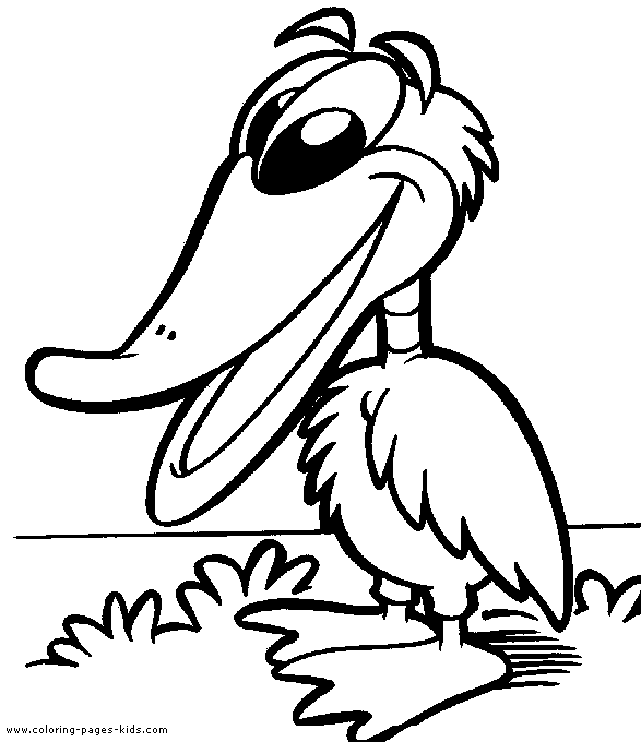 Bird coloring printable for kids colouring sheet