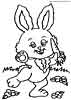 bunny coloring page