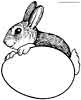 bunny coloring page