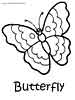 butterfly coloring page