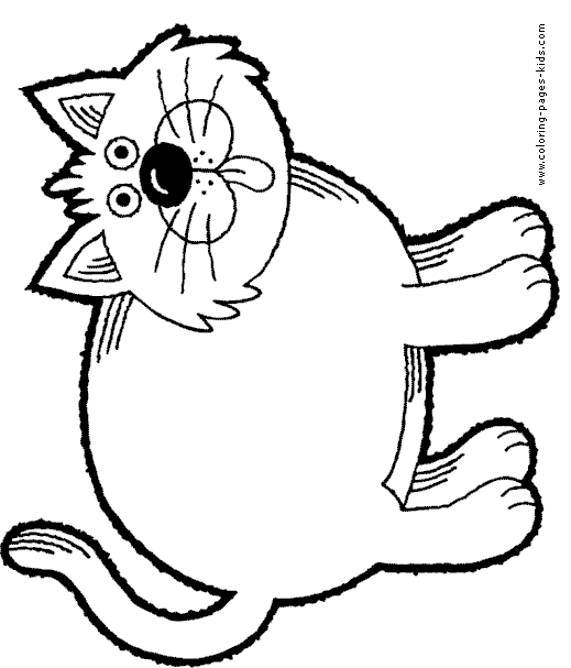 cat color page, animal coloring pages, color plate, coloring sheet,printable coloring picture