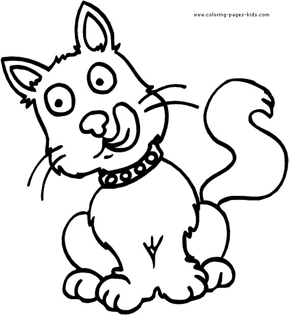 cat color page, animal coloring pages, color plate, coloring sheet,printable coloring picture