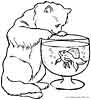 cat coloring page