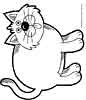 cat coloring page