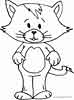 cat coloring page